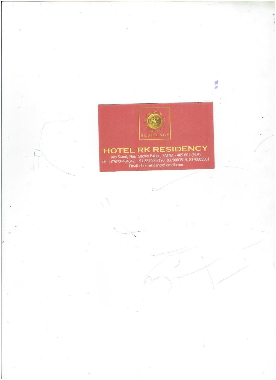 Hotel Rk Residency Satna Ngoại thất bức ảnh